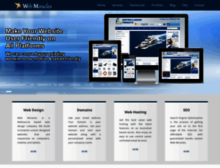 webmiracles.com.au screenshot