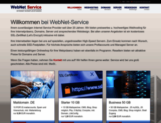webnet-service.de screenshot