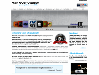 webnsoftsolutions.com screenshot