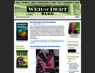 webofdebt.wordpress.com screenshot