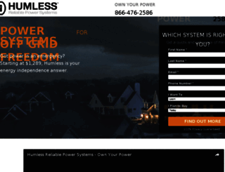 weboffer.humless.com screenshot