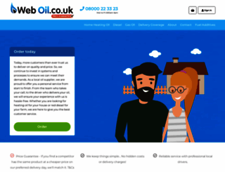 weboil.co.uk screenshot
