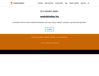 weboktatas.hu screenshot