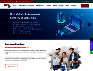 weboneservices.com screenshot