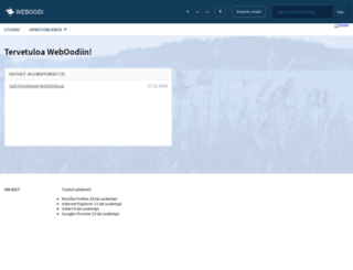 weboodi.helsinki.fi screenshot