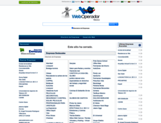weboperador.mx screenshot