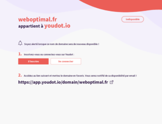 weboptimal.fr screenshot
