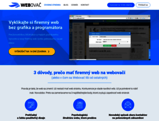 webovac.sk screenshot