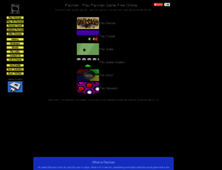 webpacman.com screenshot