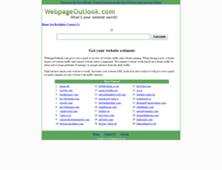 webpageoutlook.com screenshot