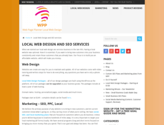 webpageplanner.com screenshot