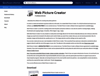 webpicturecreator.com screenshot