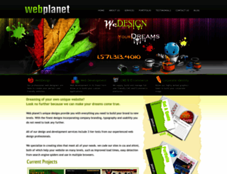 webplanet.co.in screenshot