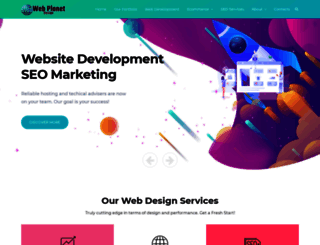 webplanetdesigns.com screenshot