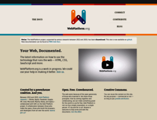 webplatform.org screenshot