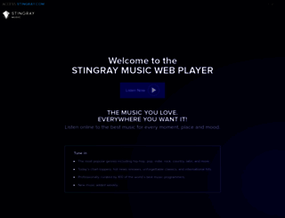 webplayer.stingray.com screenshot