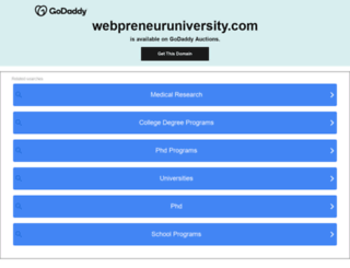 webpreneuruniversity.com screenshot