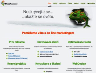 webprezent.cz screenshot