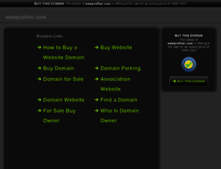 webprofiler.com screenshot