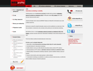 webprofits.cz screenshot