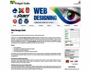 webproindia.com screenshot