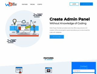 webprojectbuilder.com screenshot