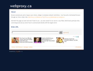 webproxy.ca screenshot