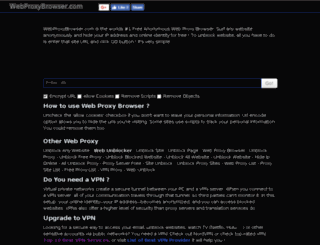 webproxybrowser.com screenshot