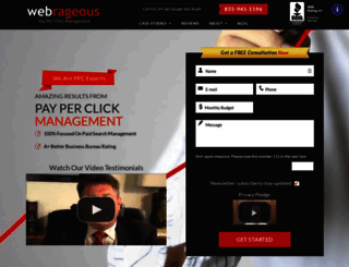 webrageous.com screenshot