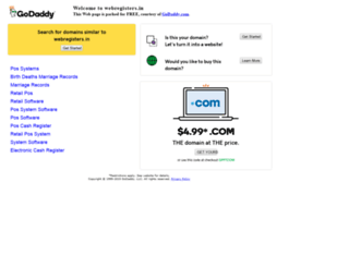 webregisters.in screenshot