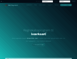 webregnskab.dk screenshot