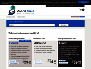 webreus.nl screenshot