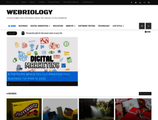 webriology.com screenshot