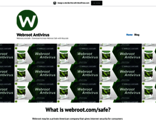webrootantivirus796843965.wordpress.com screenshot