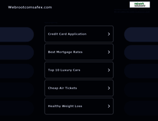 webrootcomsafex.com screenshot