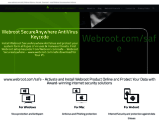 webrootsetup.com screenshot
