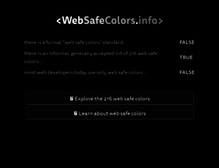 websafecolors.info screenshot