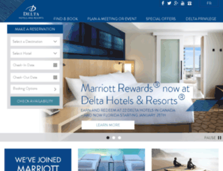 websaver.deltahotels.com screenshot