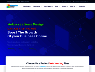 webscreationsdesign.com screenshot