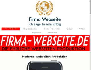 webseiten-zentrale.de screenshot