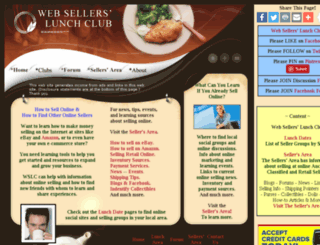 websellerslunchclub.com screenshot