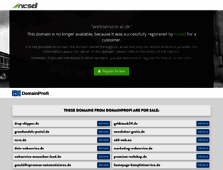 webservice-al.de screenshot