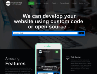 webserviceprovider.in screenshot