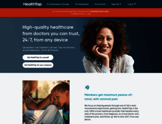webservices.healthtap.com screenshot