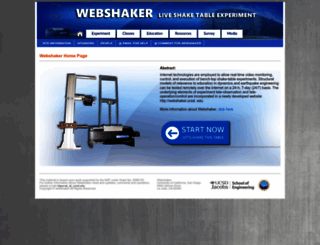 webshaker.ucsd.edu screenshot