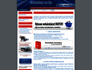 webshop.co.hu screenshot