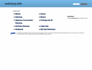 webshop.info screenshot