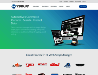 webshopmanager.net screenshot