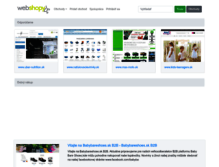 webshopy.sk screenshot