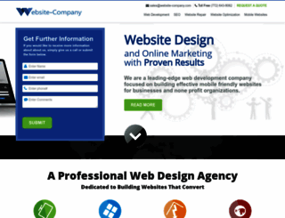 website-company.com screenshot